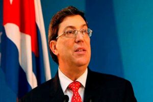 Canciller de Cuba Bruno Rodríguez